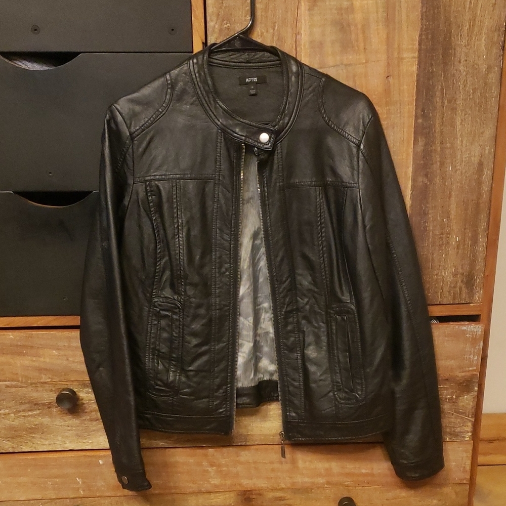Womens Black Leather Jacket